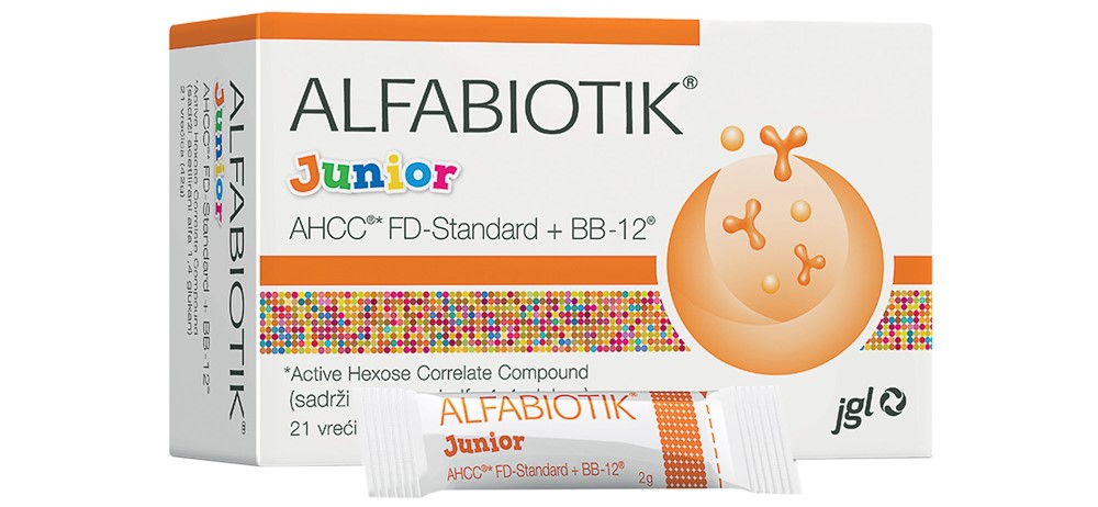 Alfabiotik Junior proizvod.