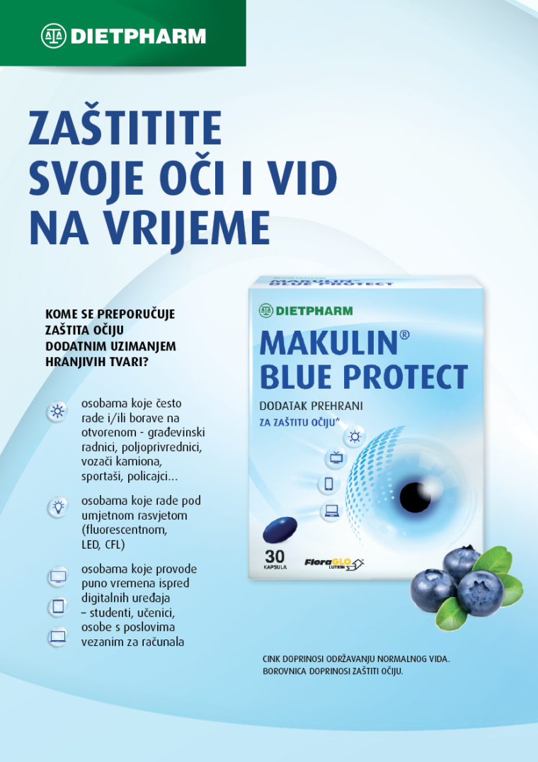 Dietpharm Makulin Blue Protect proizvod.