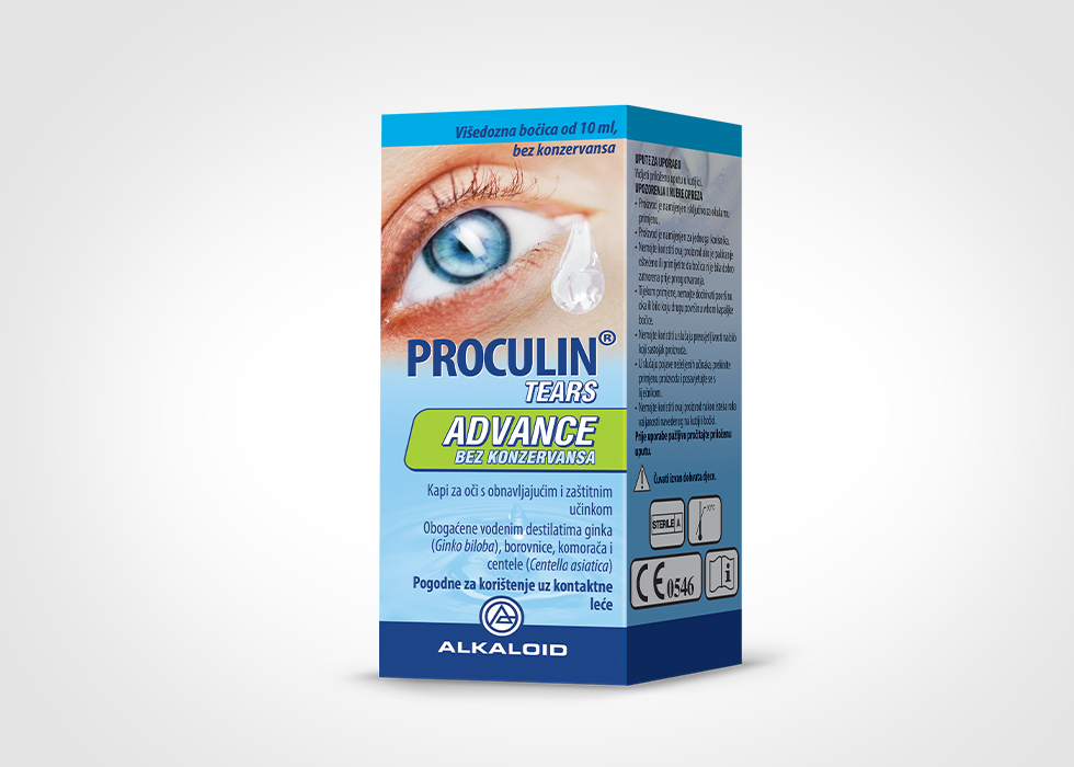 Proculin tears advanced kapi za oči.