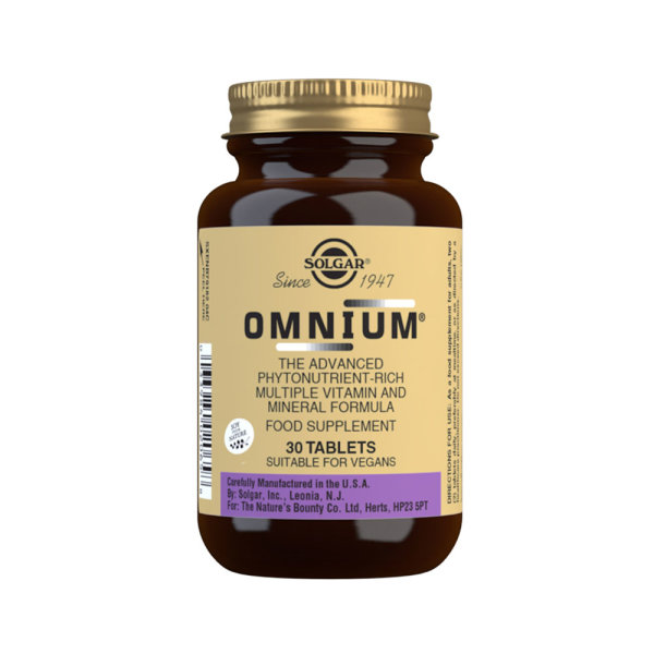 Solgar Omnium vitaminsko-mineralni kompleks 30 tableta