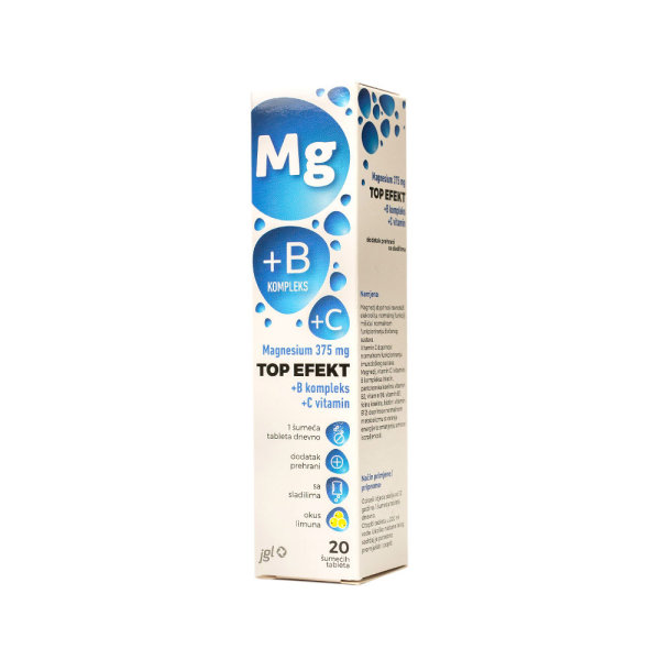 Magnesium Top Efekt 20 šumećih tableta