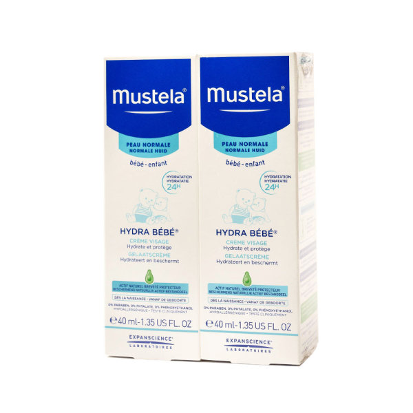 Mustela Hidratantna krema za lice 40 ml 1+1 gratis