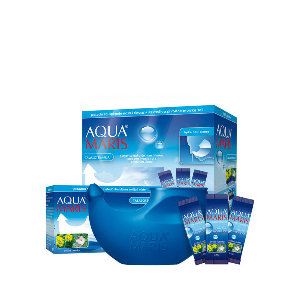 Aqua Maris Talasoterapija sustav za ispiranje nosa + 30 vrećica