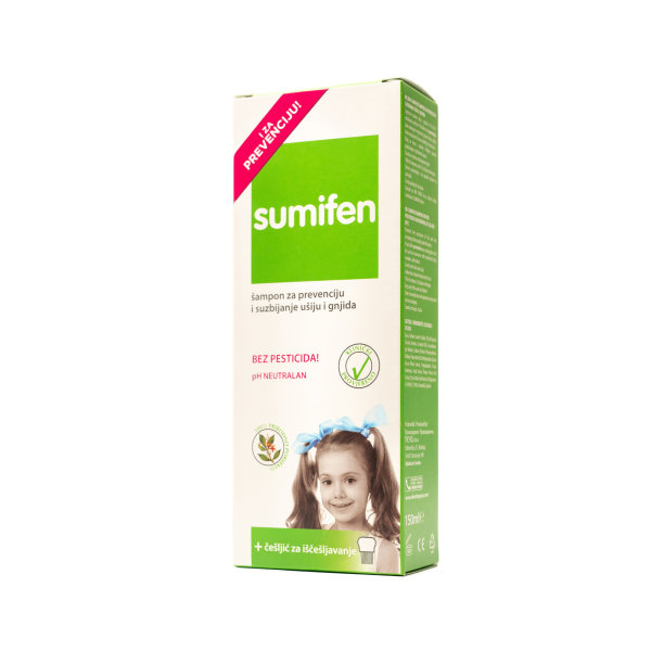 Sumifen šampon za prevenciju i suzbijanje ušiju i gnjida 150 ml