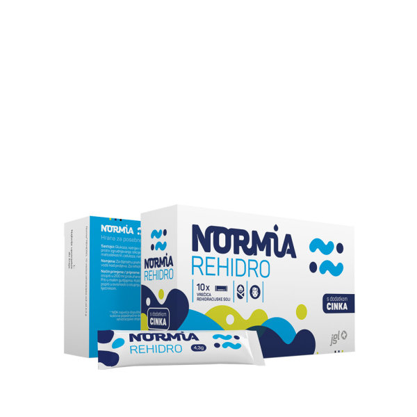 Normia Rehidro rehidracijska sol 10 vrećica