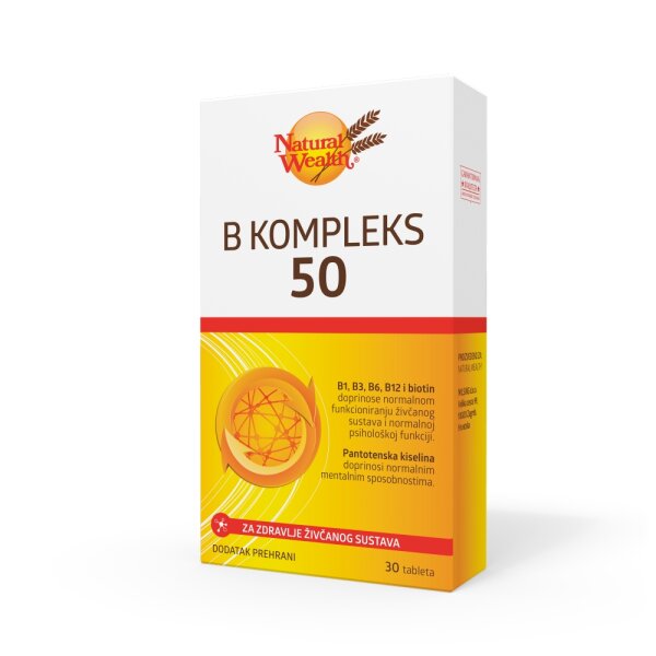 Natural Wealth B kompleks 50 30 tableta