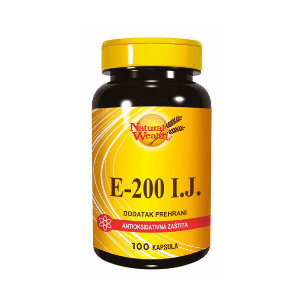 Natural Wealth Vitamin E 200 I.J. 100 kapsula