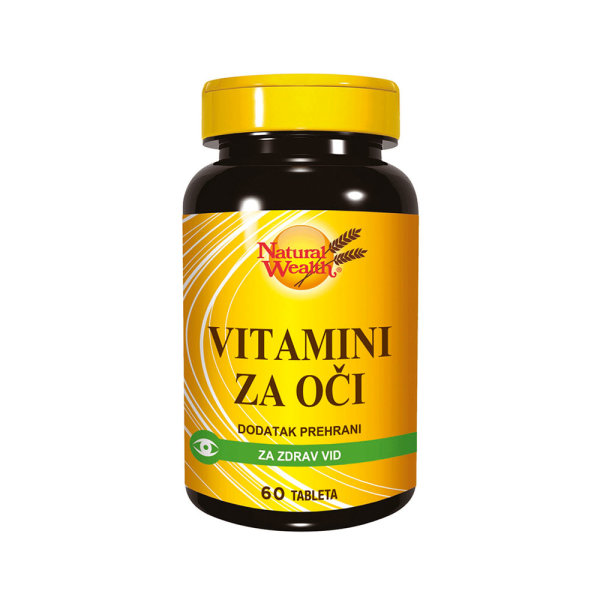 Natural Wealth Vitamini za oči 60 tableta