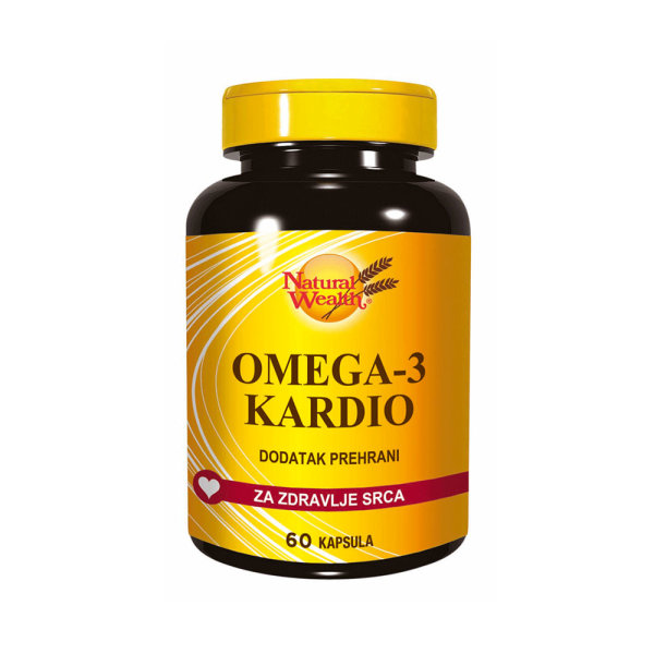 Natural Wealth Omega 3 Kardio za zdravlje srca 60 kapsula