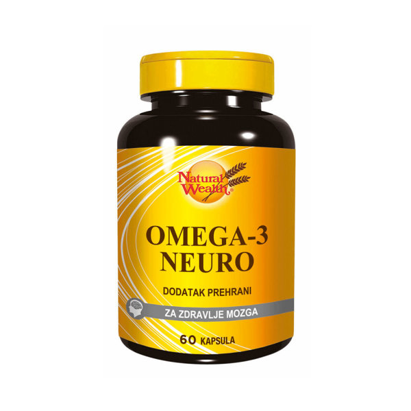 Natural Wealth Omega 3 Neuro za zdravlje živčanog sustava 60 kapsula