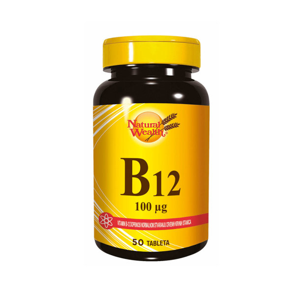 Natural Wealth Vitamin B12 50 tableta