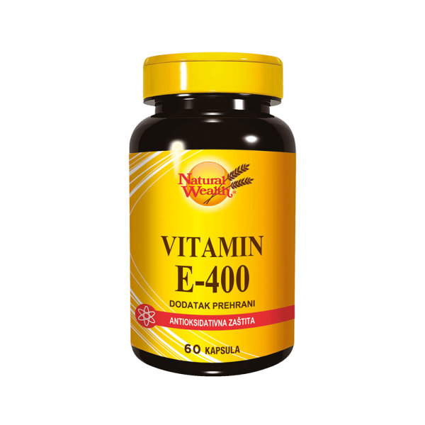 Natural Wealth Vitamin E 400 I.J. 60 kapsula