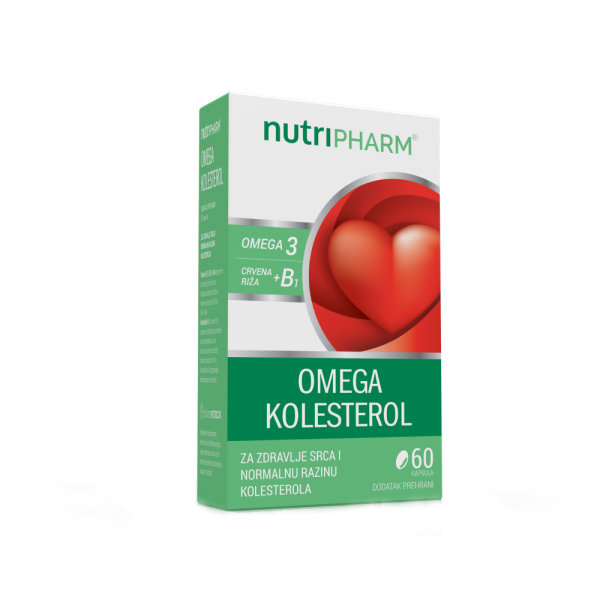 NutriPharm Omega kolesterol 60 kapsula