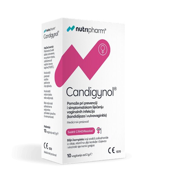 NutriPharm Candigynol 10 vaginaleta