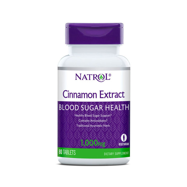 Natrol Cinnamon extract 80 tableta