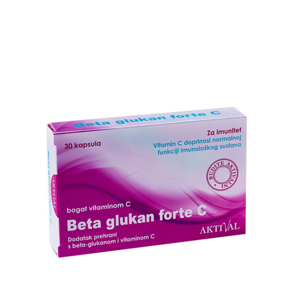 Aktival Beta Glukan forte C 500 mg 30 kapsula
