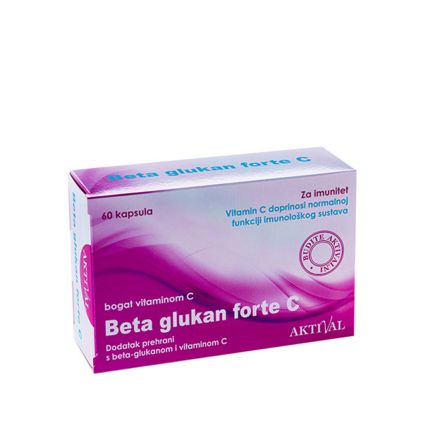 Aktival Beta Glukan forte C 500 mg 60 kapsula