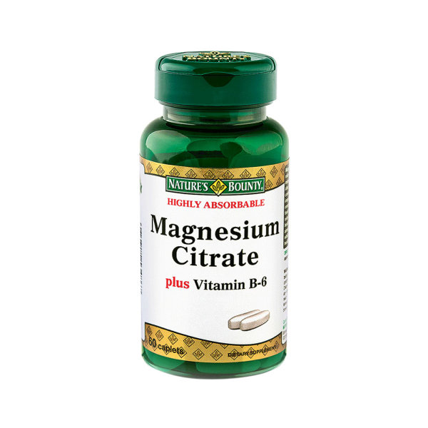 Nature's Bounty Magnezij citrat + B6 60 tableta