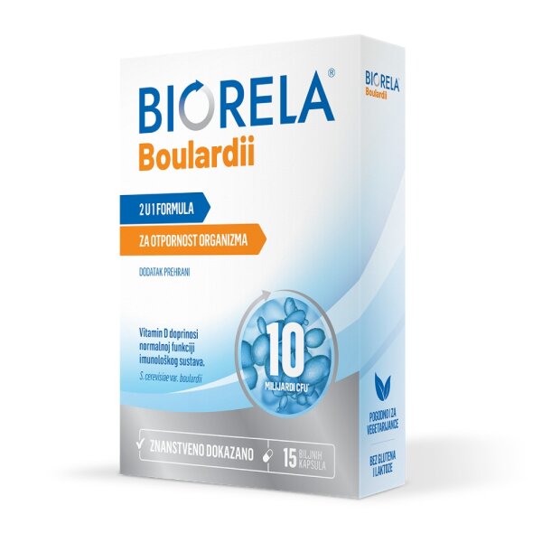 Biorela Boulardii 15 kapsula