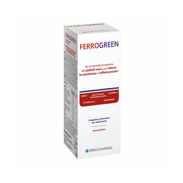 Specchiasol Ferrogreen sirup za nadopunu željeza 170 ml