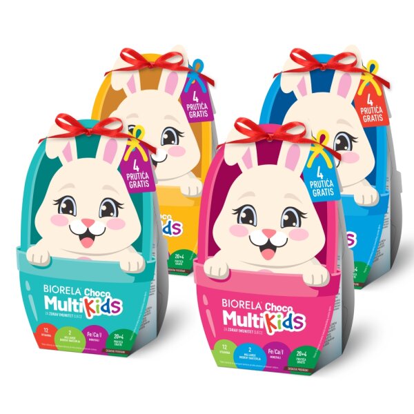 Biorela Choco multi kids Uskršnje pakiranje 24 prutića