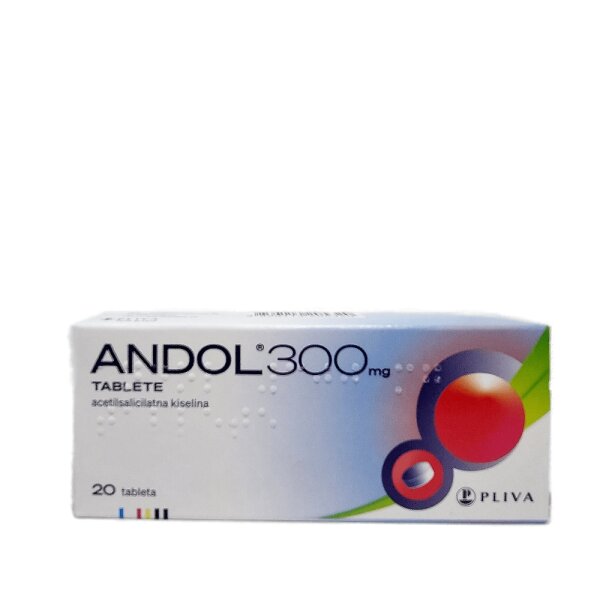 Andol 300 mg 20 tableta