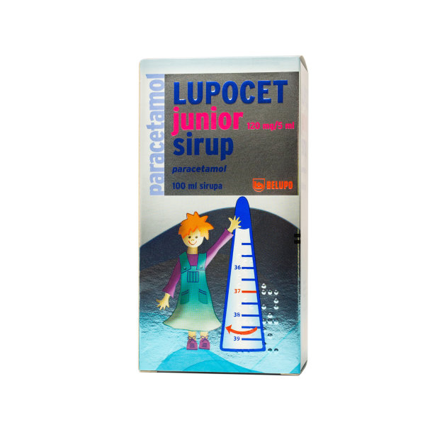 Lupocet Junior 120 mg/5 ml sirup 100 ml