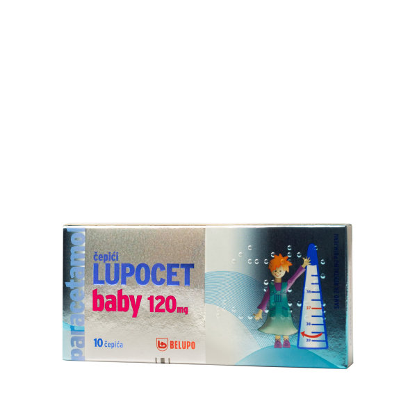 Lupocet Baby 120 mg 10 čepića