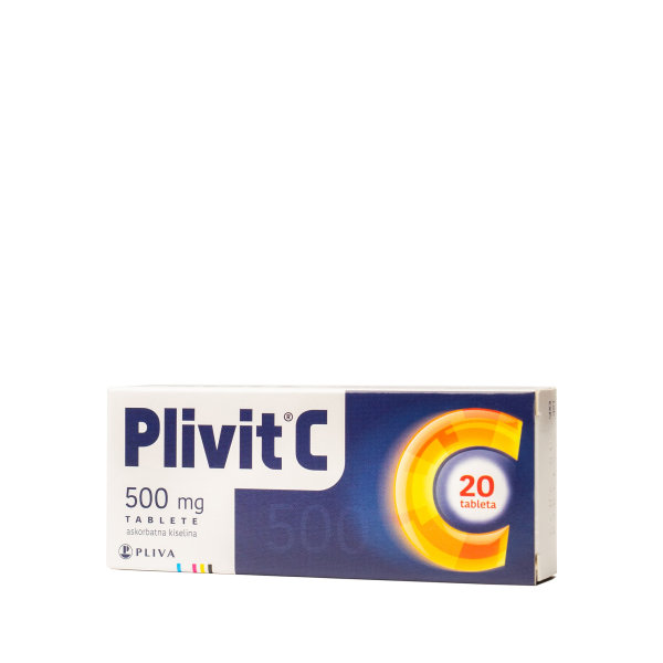 Plivit C 500 mg 20 tableta