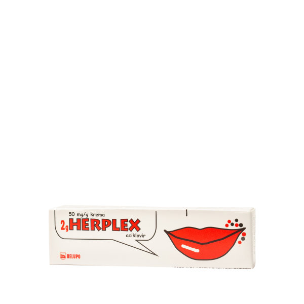Herplex krema 50 mg/g 2 g