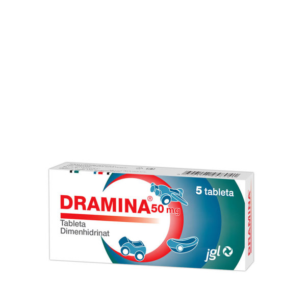 Dramina 50 mg 5 tableta