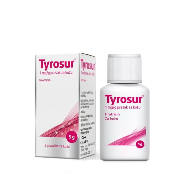 Tyrosur 1 mg/g prašak za kožu 5 g