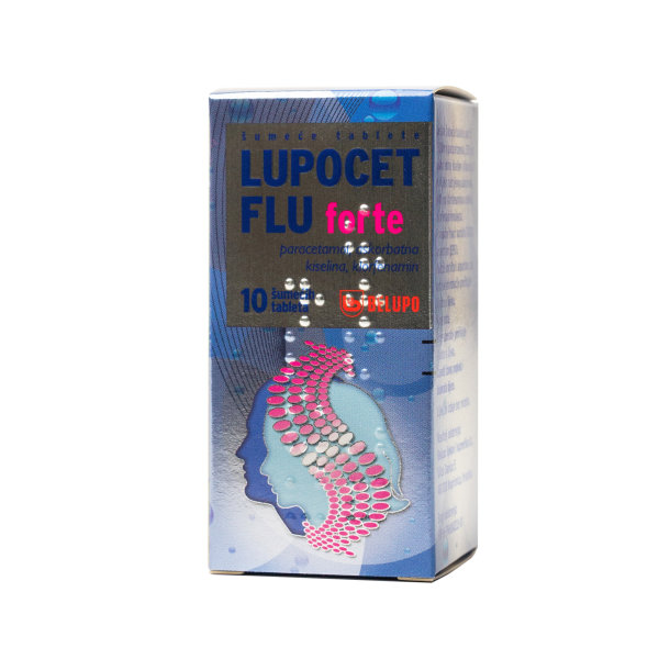 Lupocet Flu Forte 10 šumećih tableta