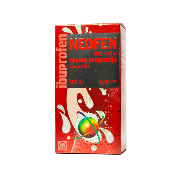 Neofen 100 mg/5 ml sirup 100 ml