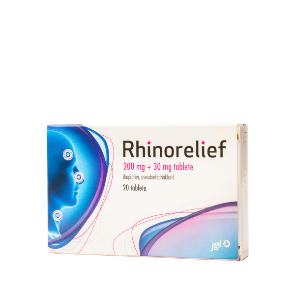 Rhinorelief 200 mg/30 mg 20 tableta