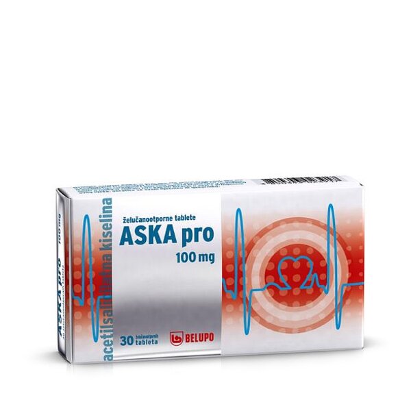 Aska PRO 100 mg 30 želučanootpornih tableta
