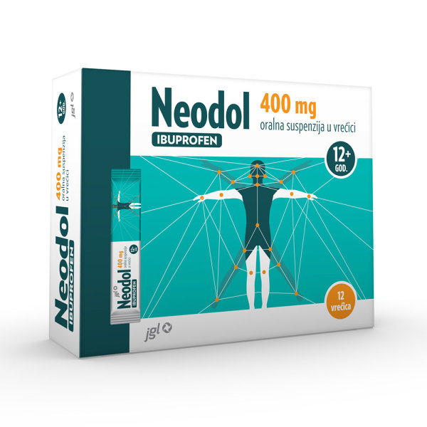 Neodol 12x400 mg oralna suspenzija u vrećici