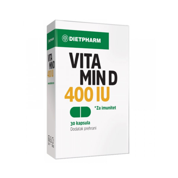 Dietpharm Vitamin D 400 IU 30 kapsula