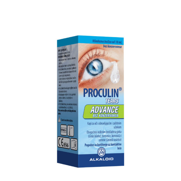 Proculin® Tears Advance kapi za oči s obnavljajućim i zaštitnim učinkom 10 ml