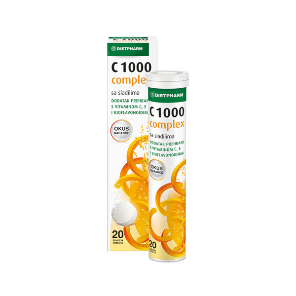 Dietpharm C 1000 20 šumećih tableta