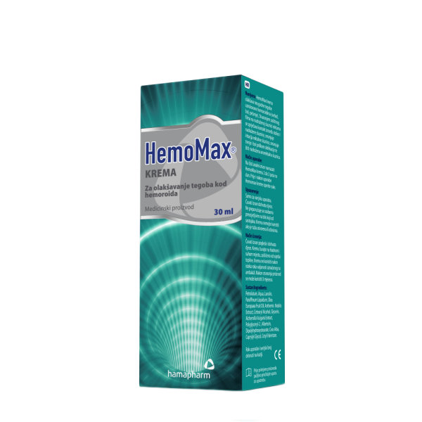 Hamapharm HemoMax krema za hemoroide 30 ml