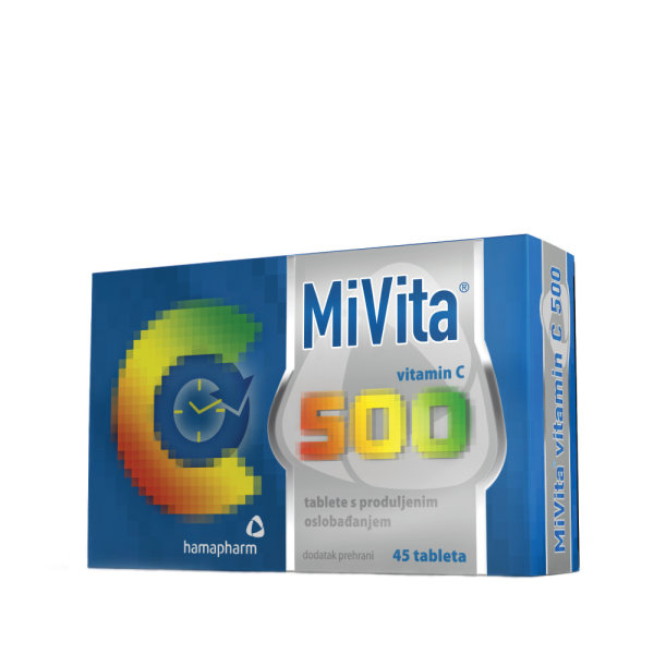 Hamapharm MiVita Vitamin C 500 45 tableta