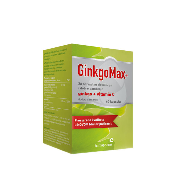 Hamapharm GinkgoMax 60 kapsula