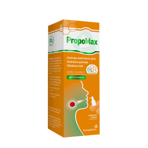 Hamapharm PropoMax sprej za grlo 20 ml