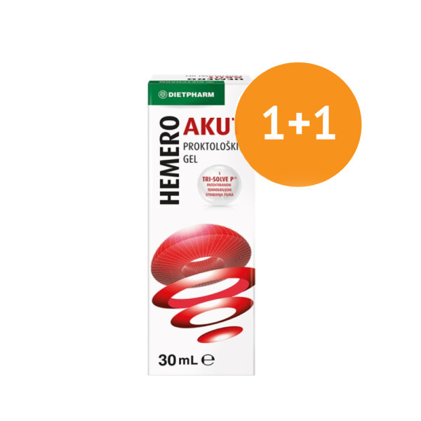 Dietpharm Hemero Akut proktološki gel 30 ml 1+1 gratis