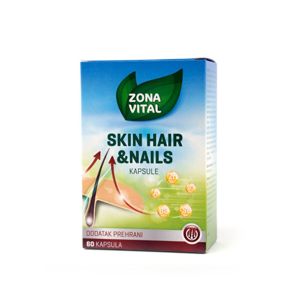 Zona Vital Skin hair & nails 60 kapsula