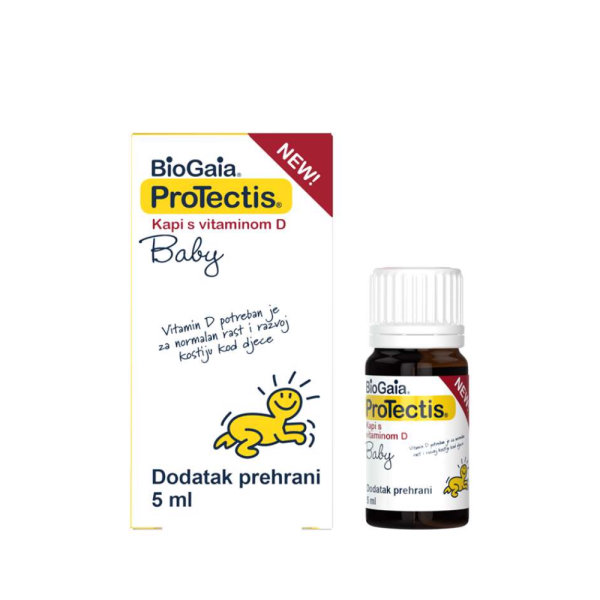 BioGaia Protectis baby kapi s vitaminom D 5 ml