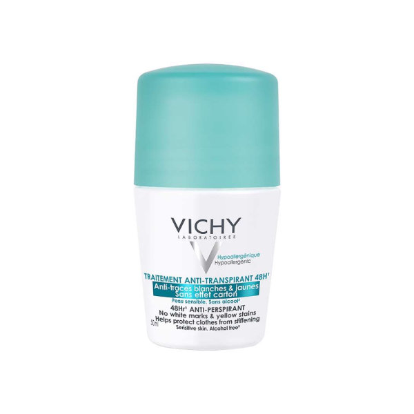 Vichy Roll-on dezodorans za regulaciju prekomjernog znojenja bez tragova 50 ml