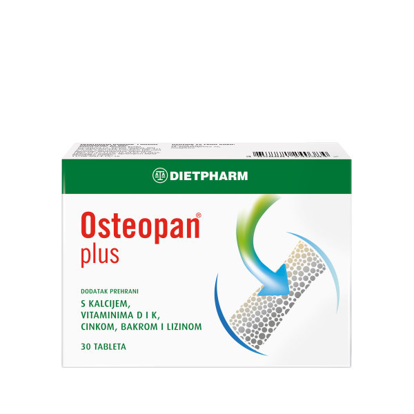 Dietpharm Osteopan Plus za zdravlje kostiju 30 tableta