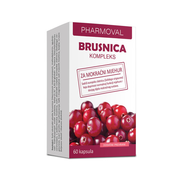 Pharmoval Brusnica kompleks 60 kapsula